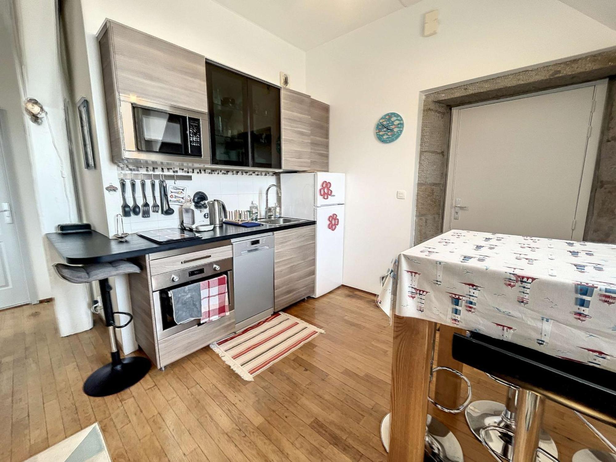Appartement Cosy, 200M Plage, Parking Prive, Wifi - Fr-1-361-18 Granville Ngoại thất bức ảnh